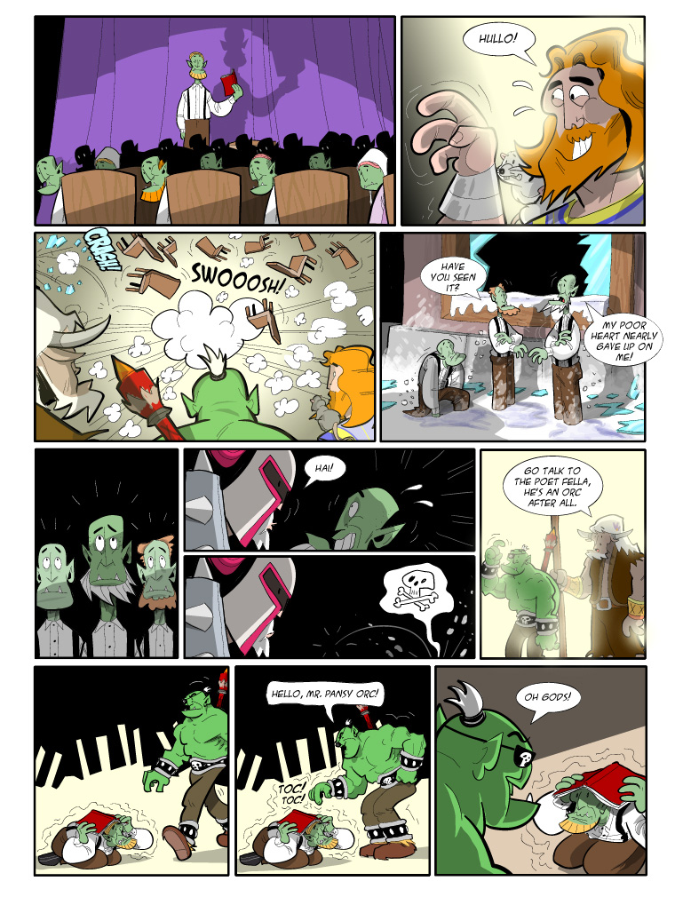 Teh Gladiators Webcomic: They Come to Disturb Our Peace