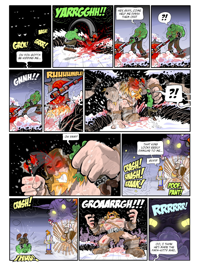 Teh Gladiators Webcomic: Enter the Eerily Familiar King
