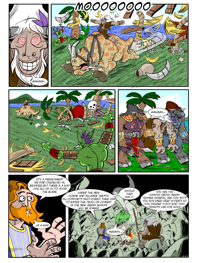Teh Gladiators Webcomic: The Genesis (Page 11)