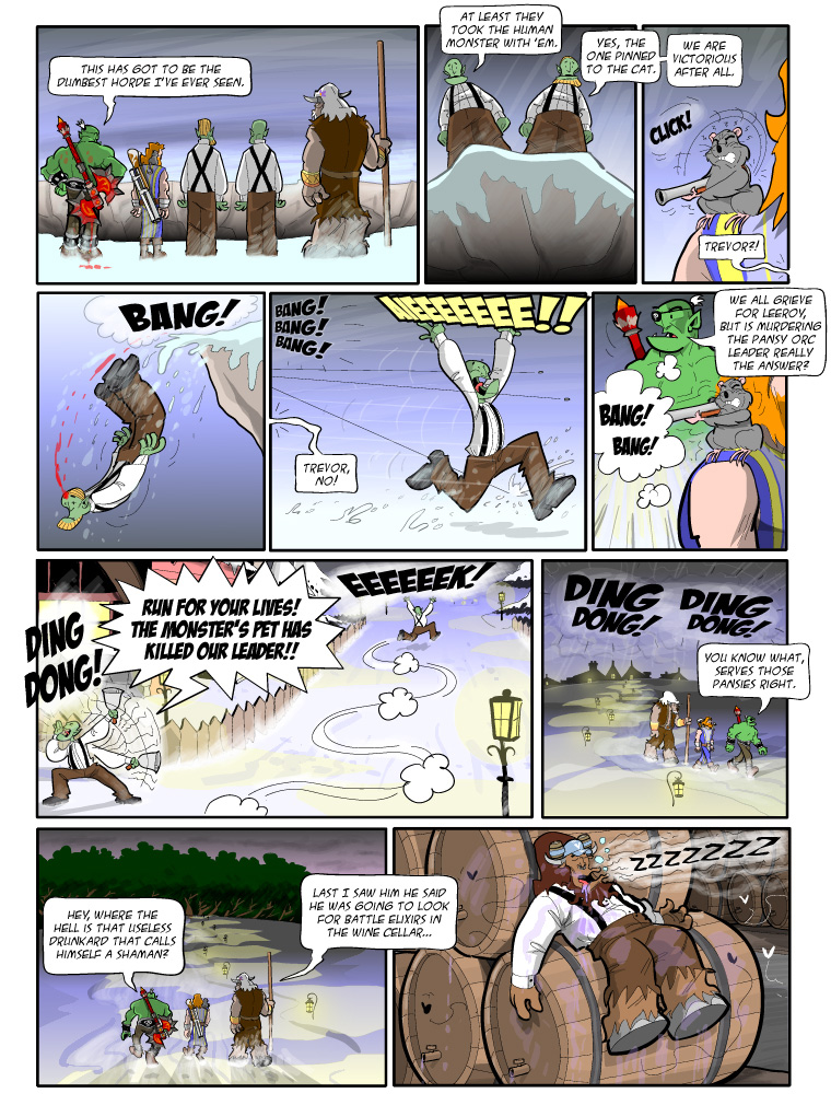 Teh Gladiators Webcomic: Brewing Them Battle Elixirs