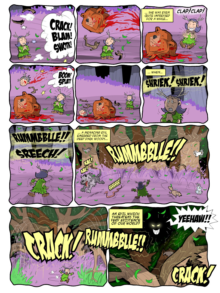 Teh Gladiators Webcomic: She Was Quite Impressed... For A While