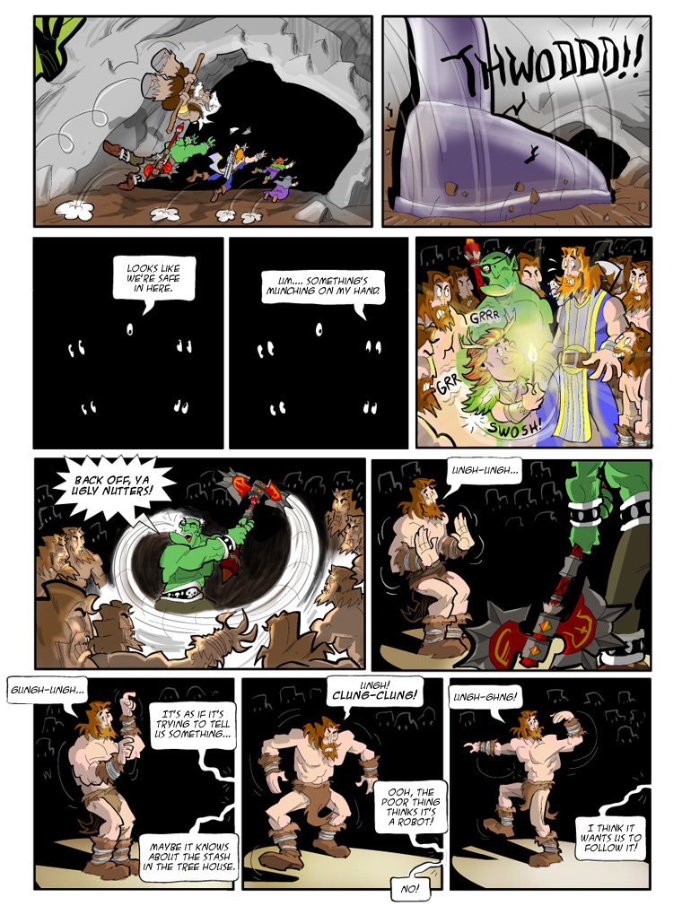 Teh Gladiators Webcomic: Spin Makes His Provisional Stand