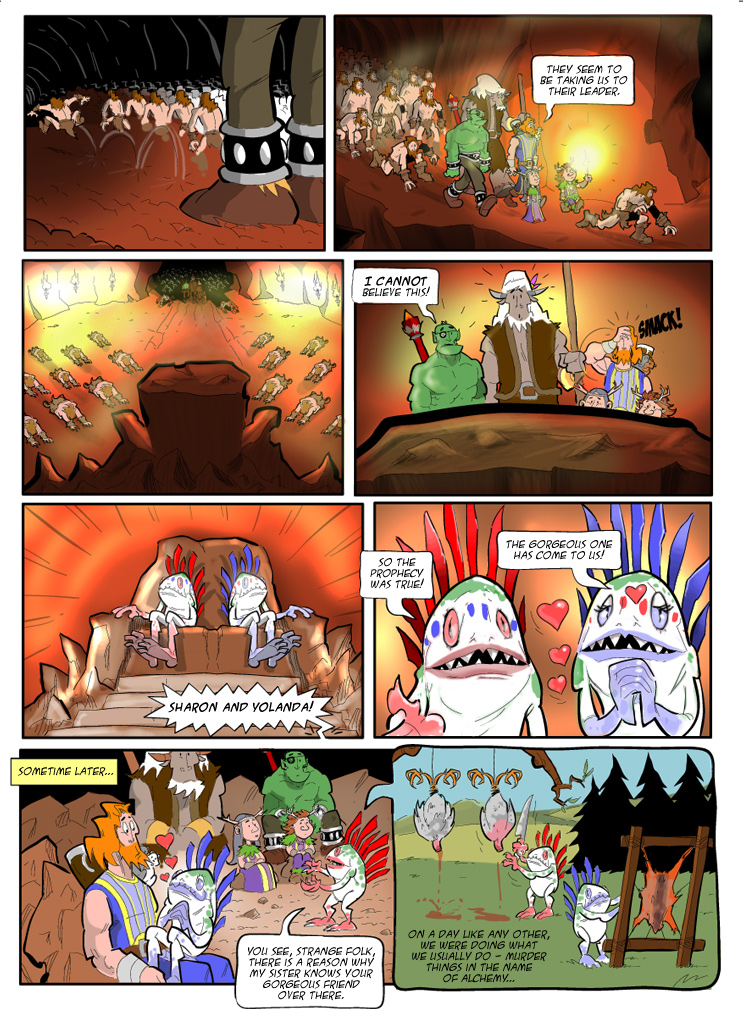Teh Gladiators Webcomic: Enter The Gorgeous One