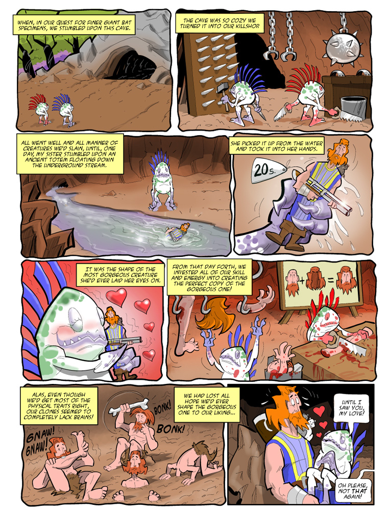 Teh Gladiators Webcomic: Enter The Gorgeous One