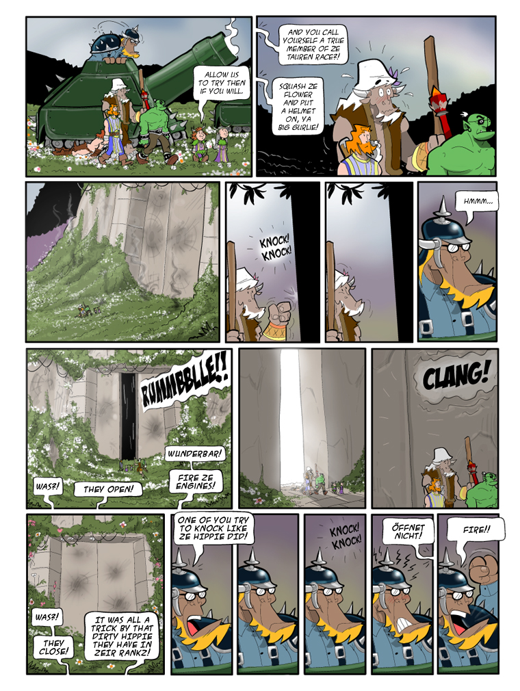 Teh Gladiators Webcomic: Fire Ze Engines!