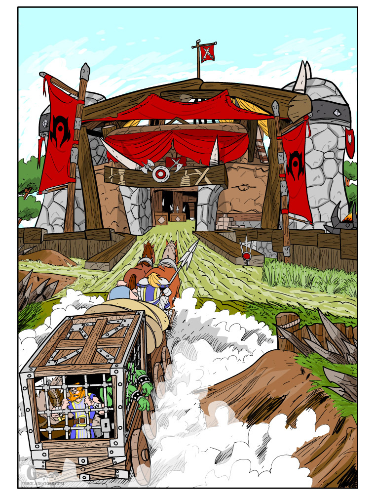 Teh Gladiators Webcomic: The Genesis (Page 14)