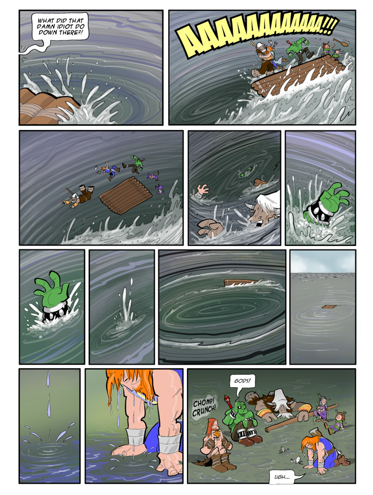 Teh Gladiators Webcomic: Attack of the Spin-Snatchin' Vallant Clone