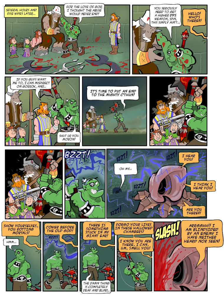 Teh Gladiators Webcomic: The Old God Returns!