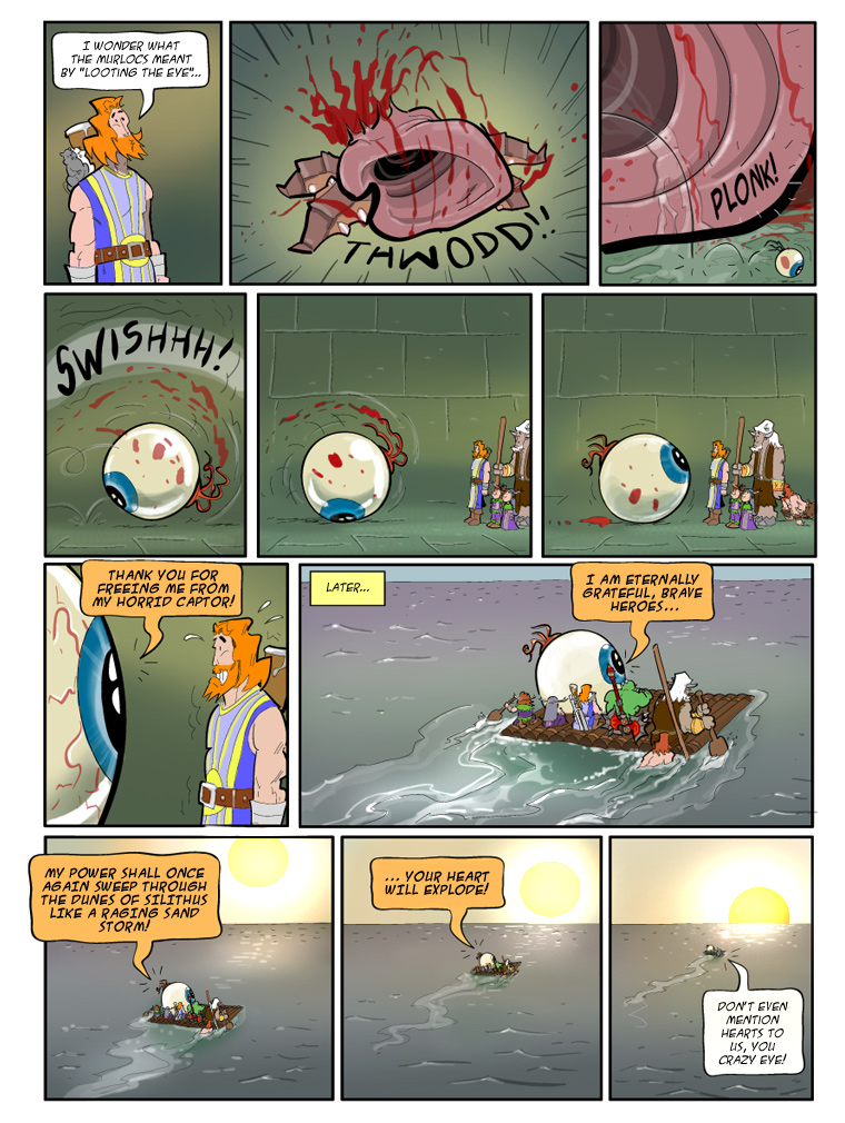 Teh Gladiators Webcomic: The Old God Returns!
