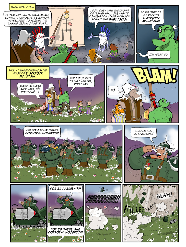 Teh Gladiators Webcomic: For Hoofrich!