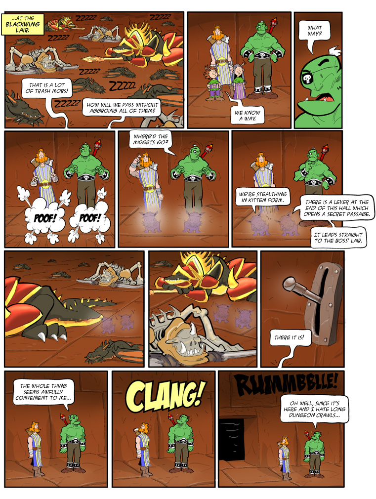 Teh Gladiators Webcomic: The Ole' Familiar Sight