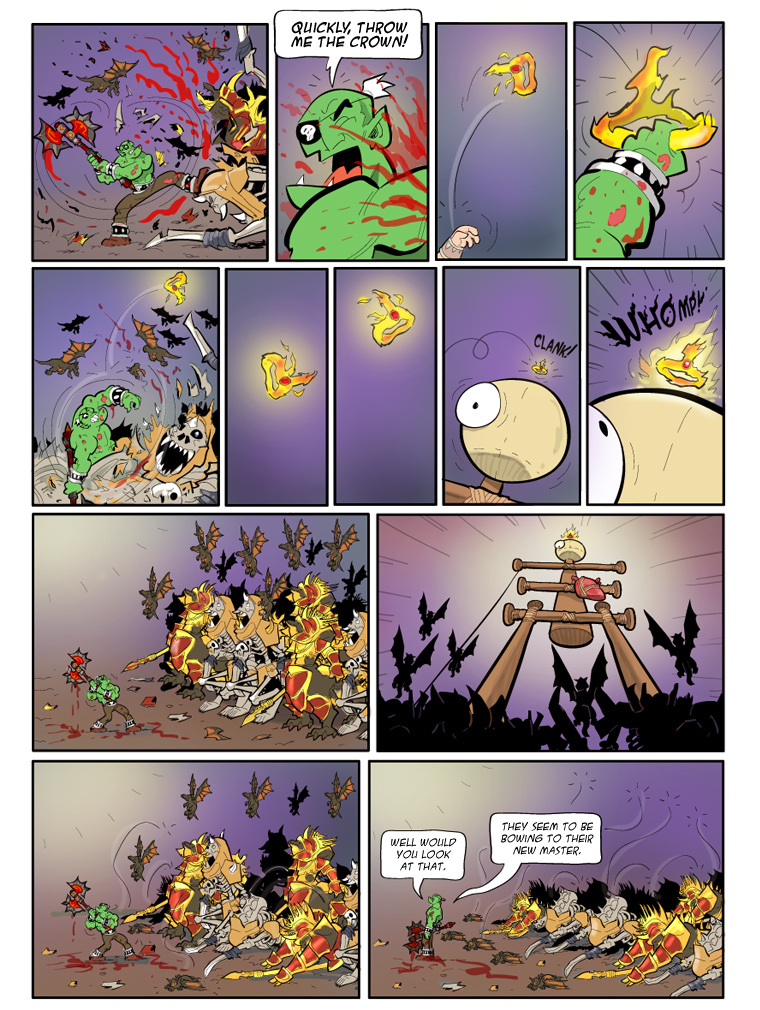 Teh Gladiators Webcomic: Bow to Your New Master!