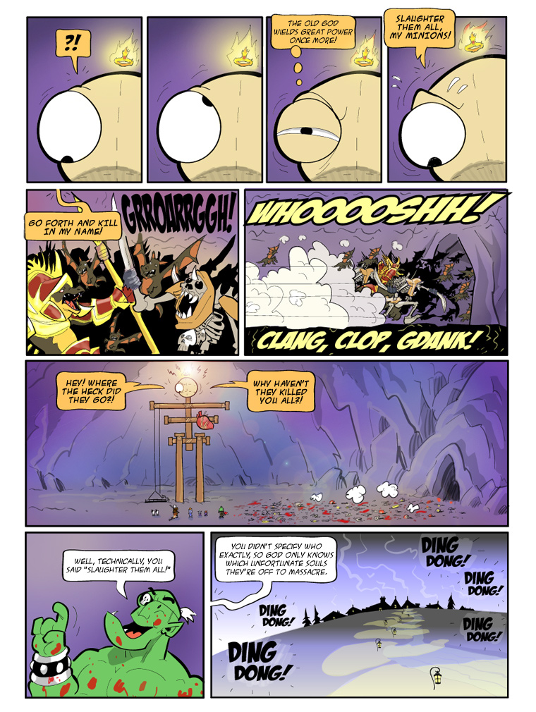 Teh Gladiators Webcomic: Slaughter Them All, My Minions!