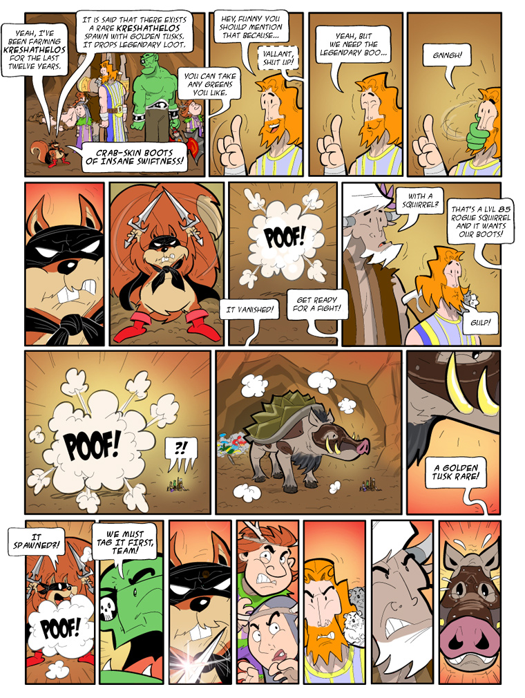 Teh Gladiators Webcomic: It is Mine! All Mine!