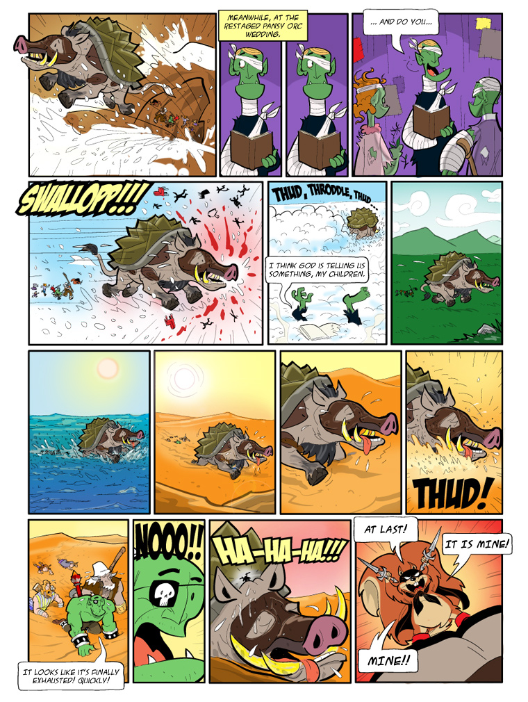 Teh Gladiators Webcomic: It is Mine! All Mine!