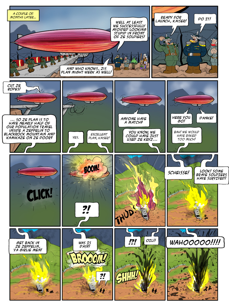 Teh Gladiators Webcomic: Aha, Ze Plan!