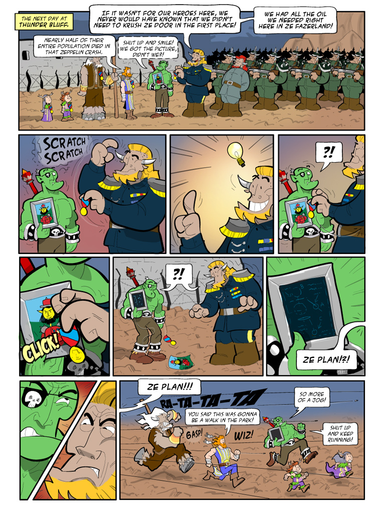 Teh Gladiators Webcomic: Aha, Ze Plan!