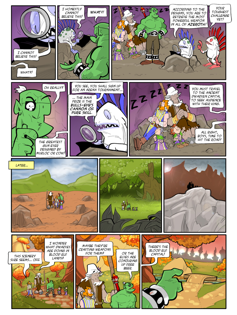 Teh Gladiators Webcomic: Of Staves and Beards