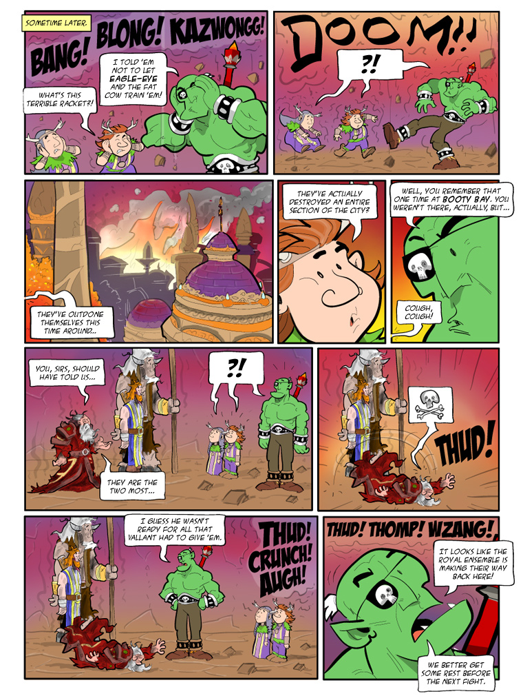 Teh Gladiators Webcomic: The Stick-Shufflin' Suicide Squad