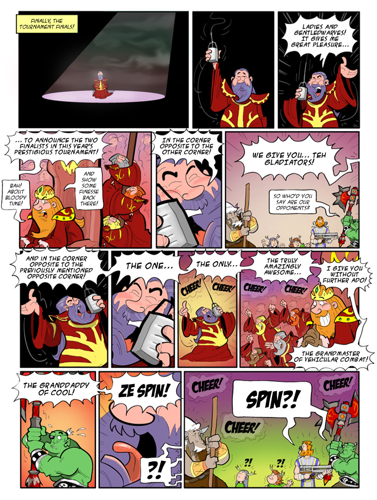 Teh Gladiators Webcomic: That Tank Looks Familiar
