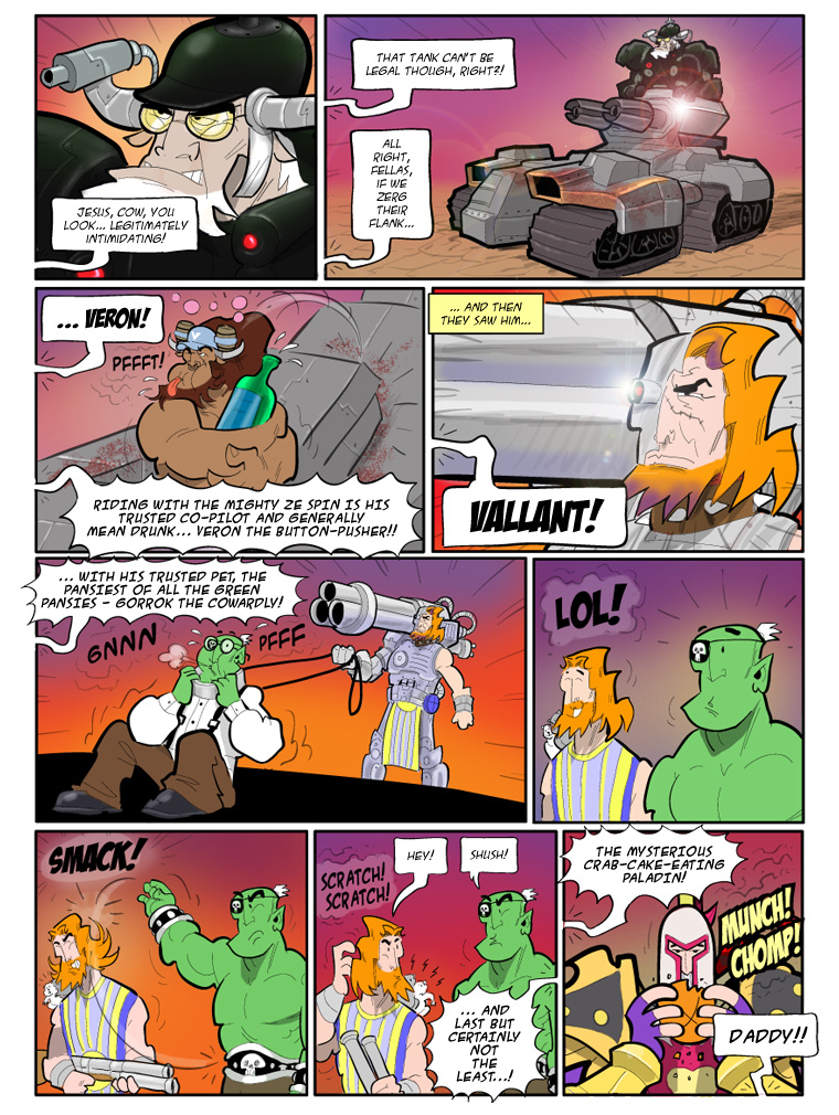Teh Gladiators Webcomic: That Tank Looks Familiar
