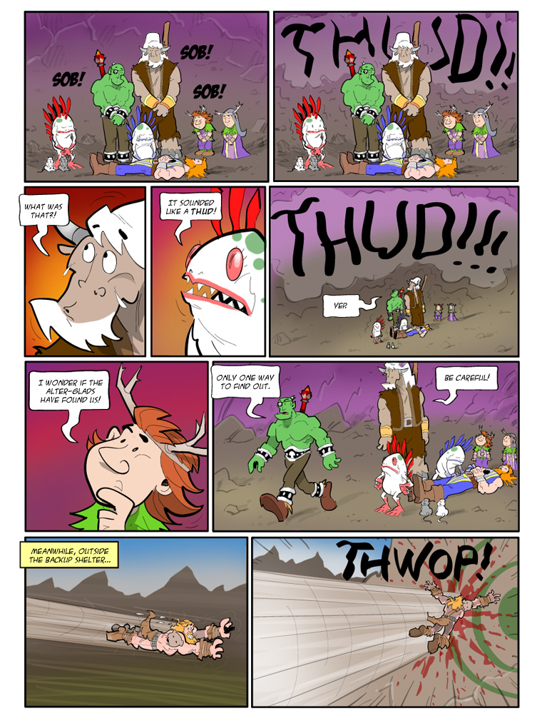 Teh Gladiators Webcomic: What's That Noise?