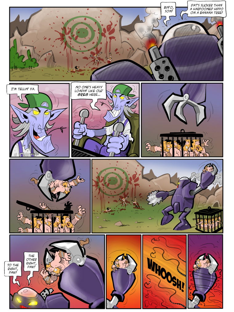 Teh Gladiators Webcomic: What's That Noise?