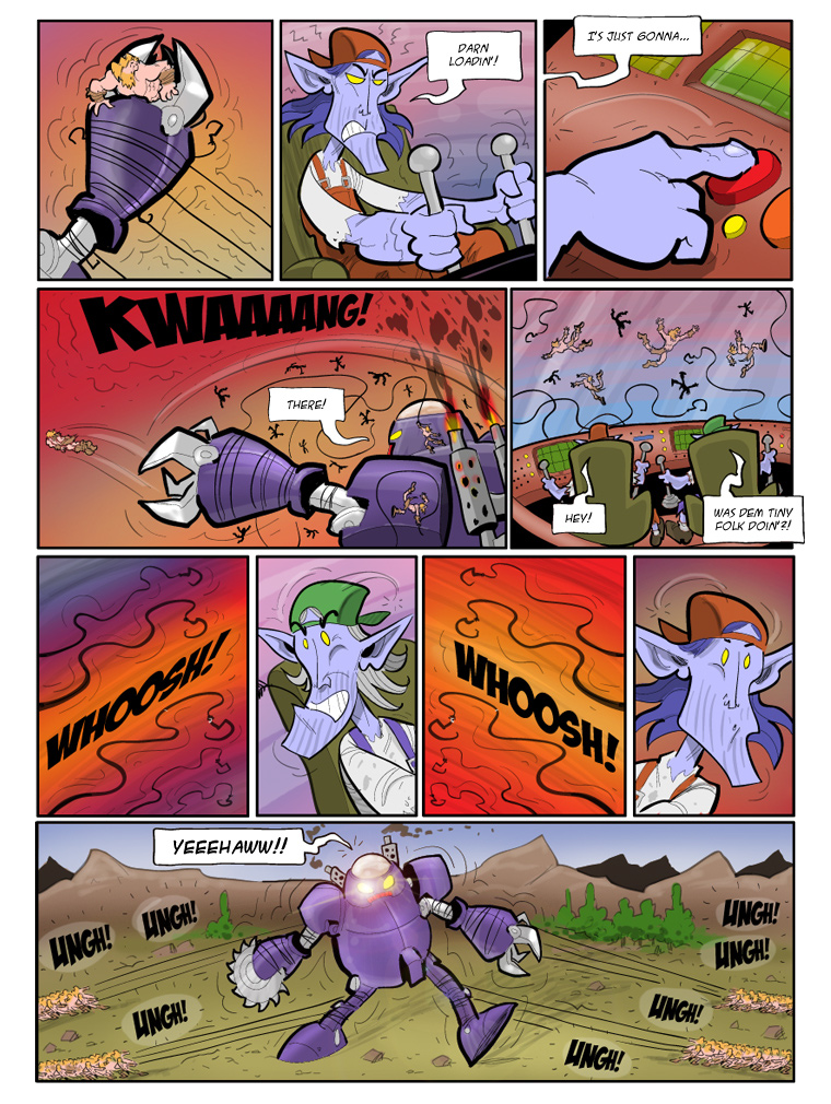 Teh Gladiators Webcomic: On My Command, Unleash...!