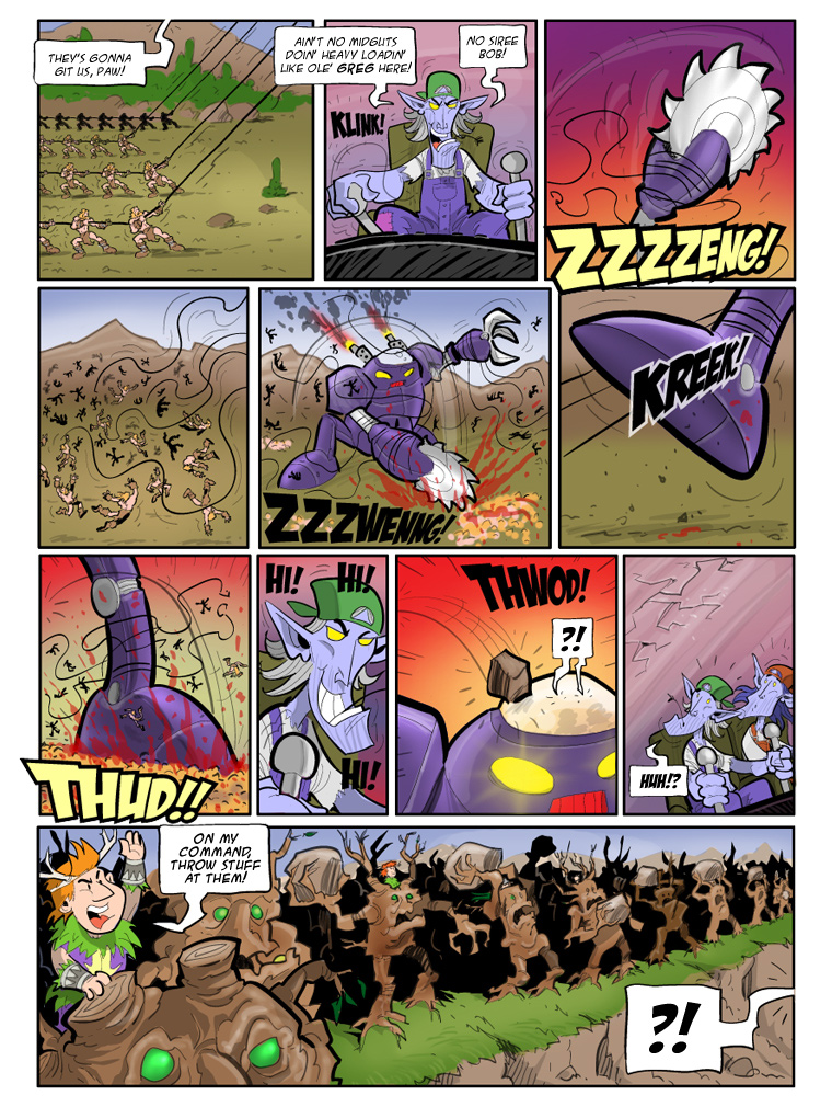 Teh Gladiators Webcomic: On My Command, Unleash...!