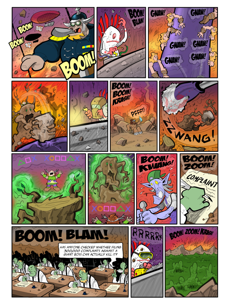 Teh Gladiators Webcomic: War of Words