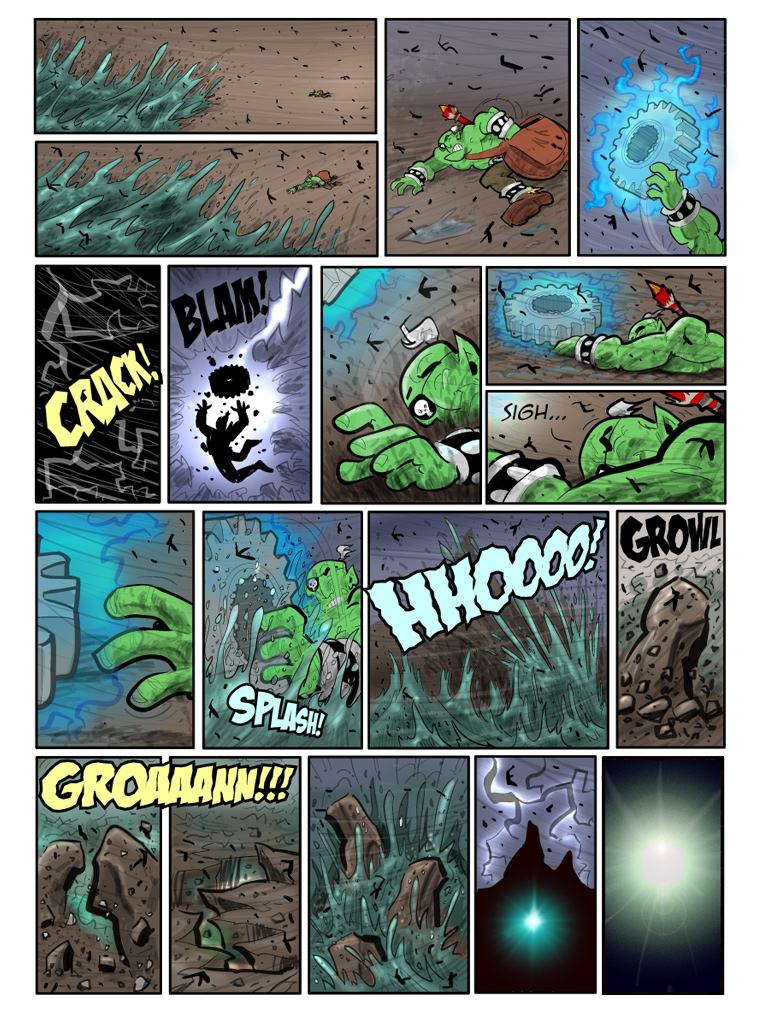 Teh Gladiators Webcomic: The Cog is Acting Up