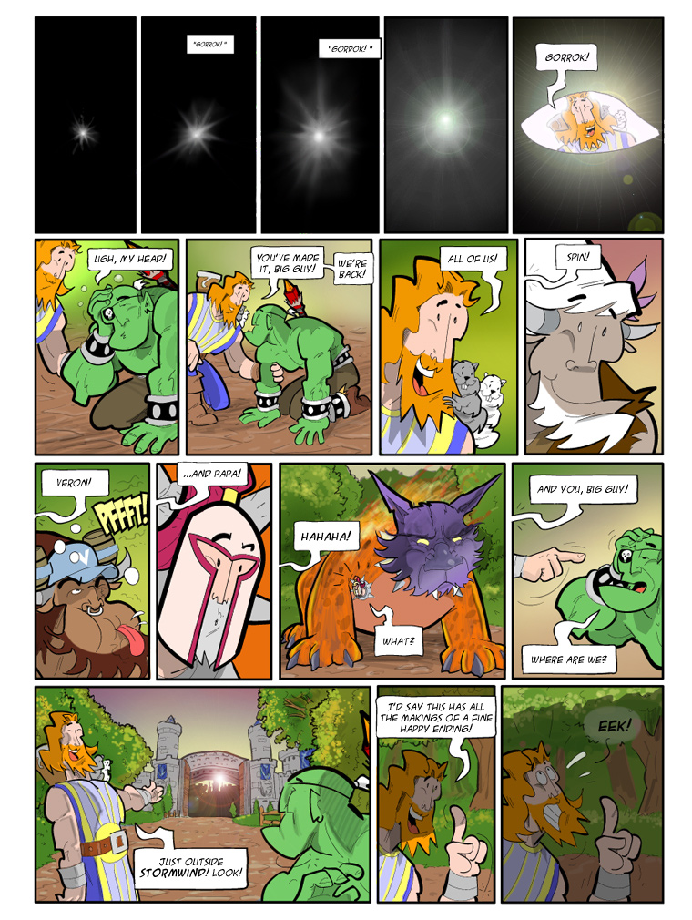 Teh Gladiators Webcomic: The Cog is Acting Up