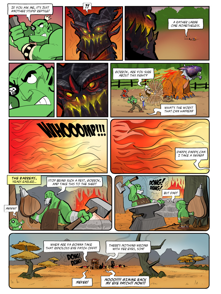 Teh Gladiators Webcomic: A Big Reptile Indeed...