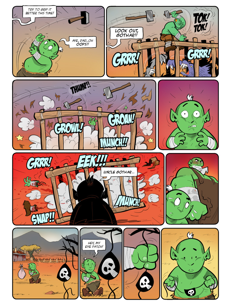 Teh Gladiators Webcomic: Rough Childhood