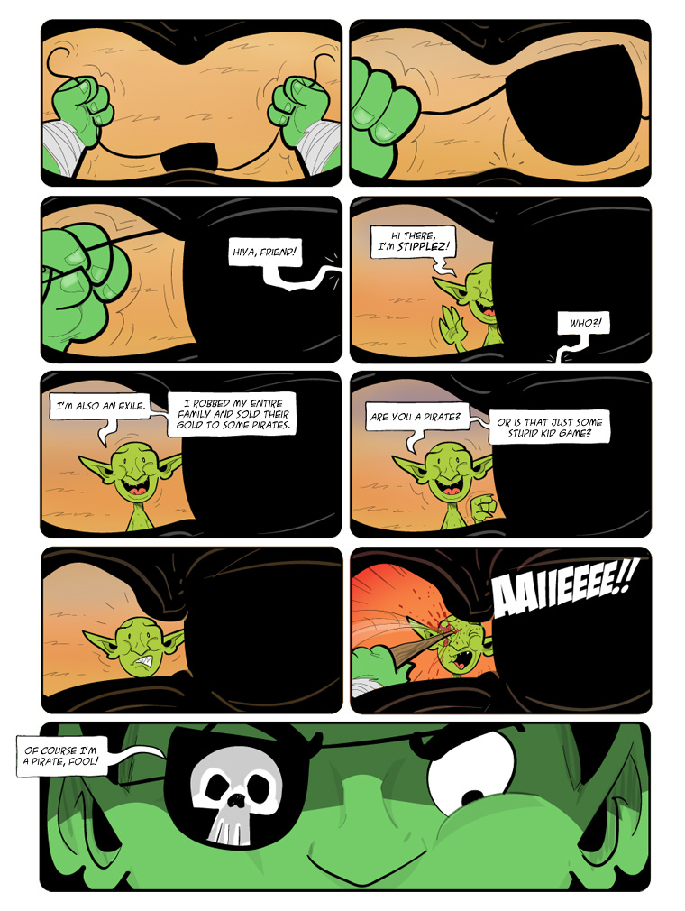 Teh Gladiators Webcomic: One-Eyed Menace!