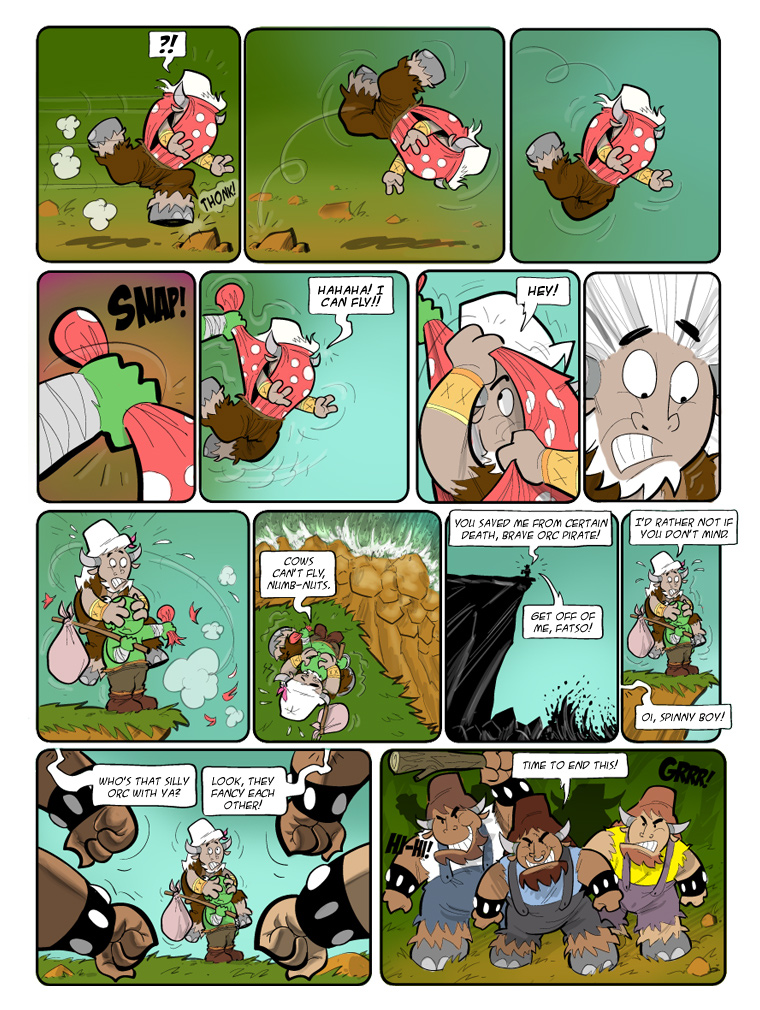 Teh Gladiators Webcomic: Enter the Psychotic Monkey...
