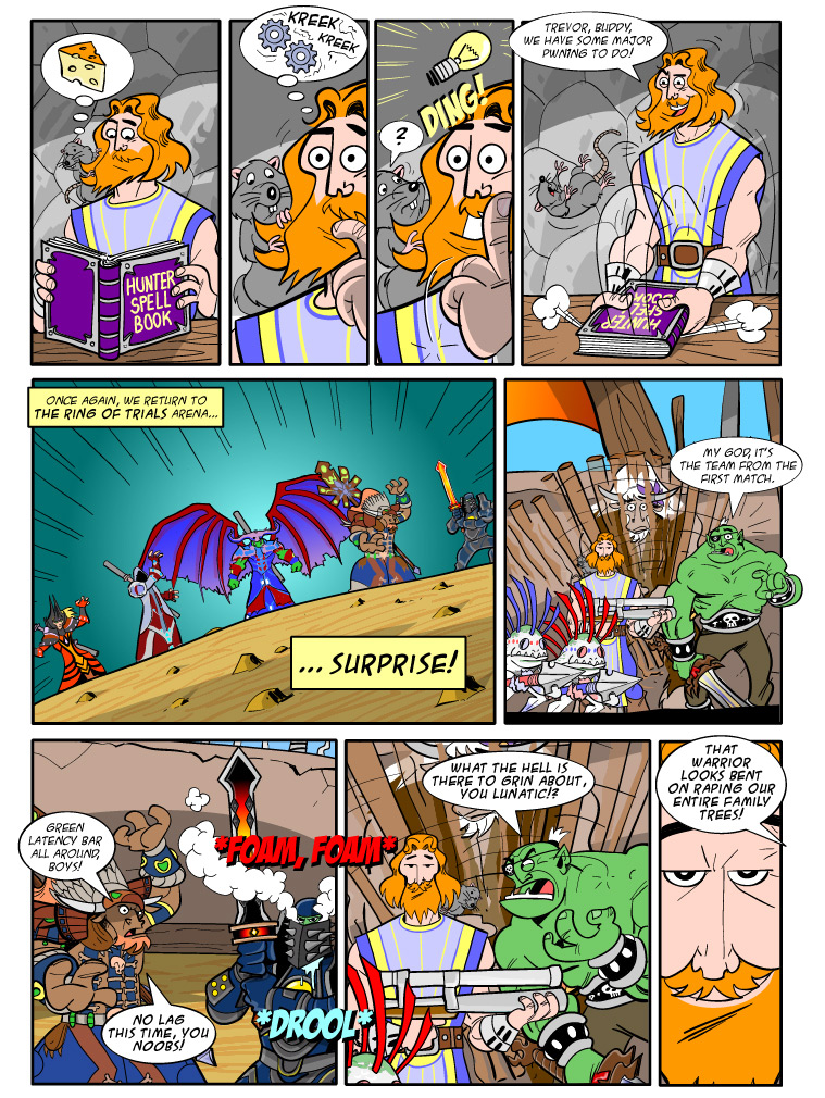 Teh Gladiators Webcomic: Of Bold Plans and Coincidences