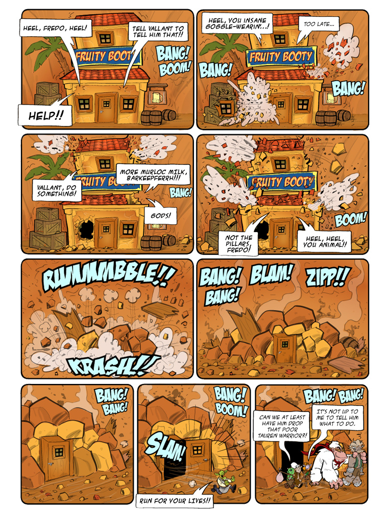Teh Gladiators Webcomic: Monkey Rage At Its Finest