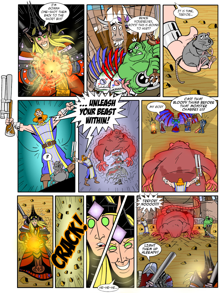 Teh Gladiators Webcomic: Teh Short Bus Crew