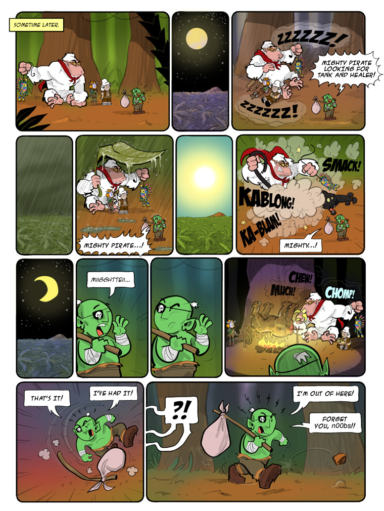 Teh Gladiators Webcomic: Heal Through the Damage, Brother!