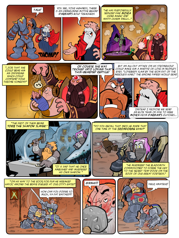Teh Gladiators Webcomic: The Underlining Motive