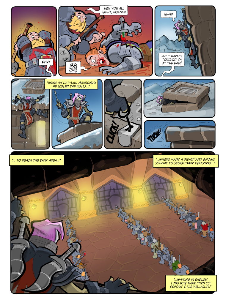 Teh Gladiators Webcomic: The Underlining Motive