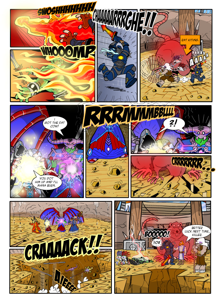 Teh Gladiators Webcomic: Kiting FTW