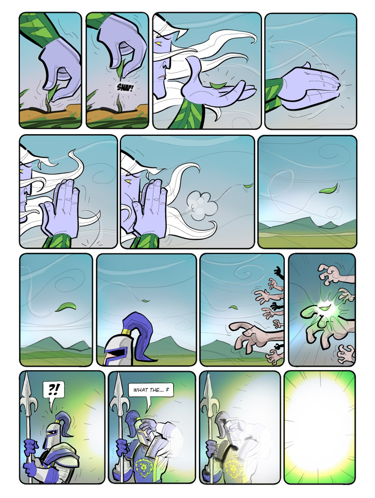Teh Gladiators Webcomic: Healing Touch...