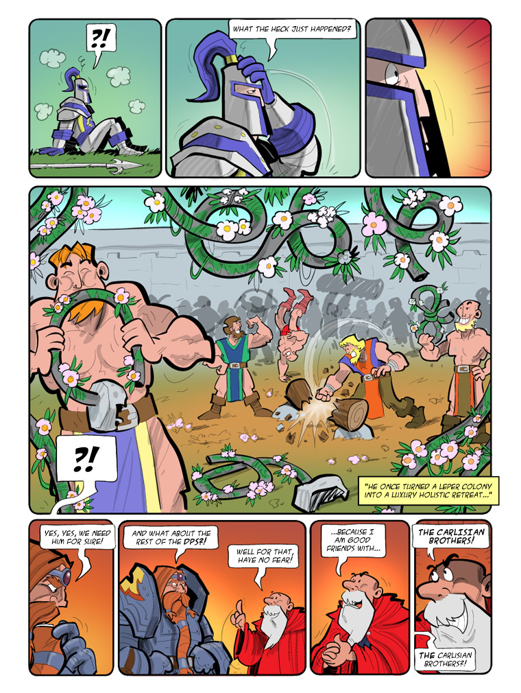 Teh Gladiators Webcomic: The Carlisian Brothers