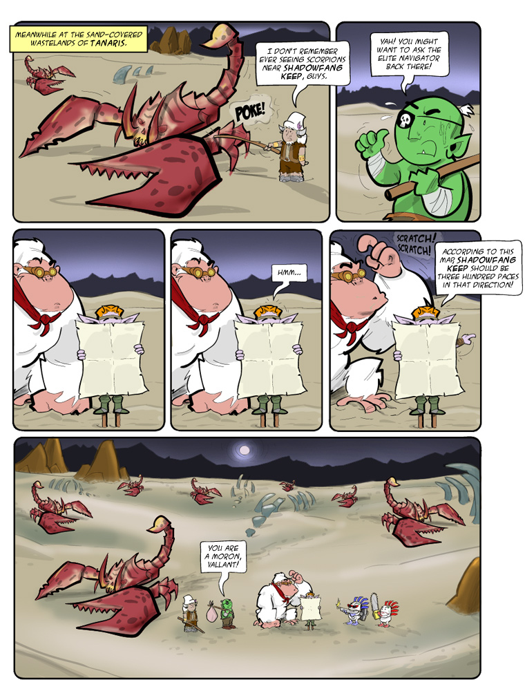 Teh Gladiators Webcomic: At Last, The Gathering