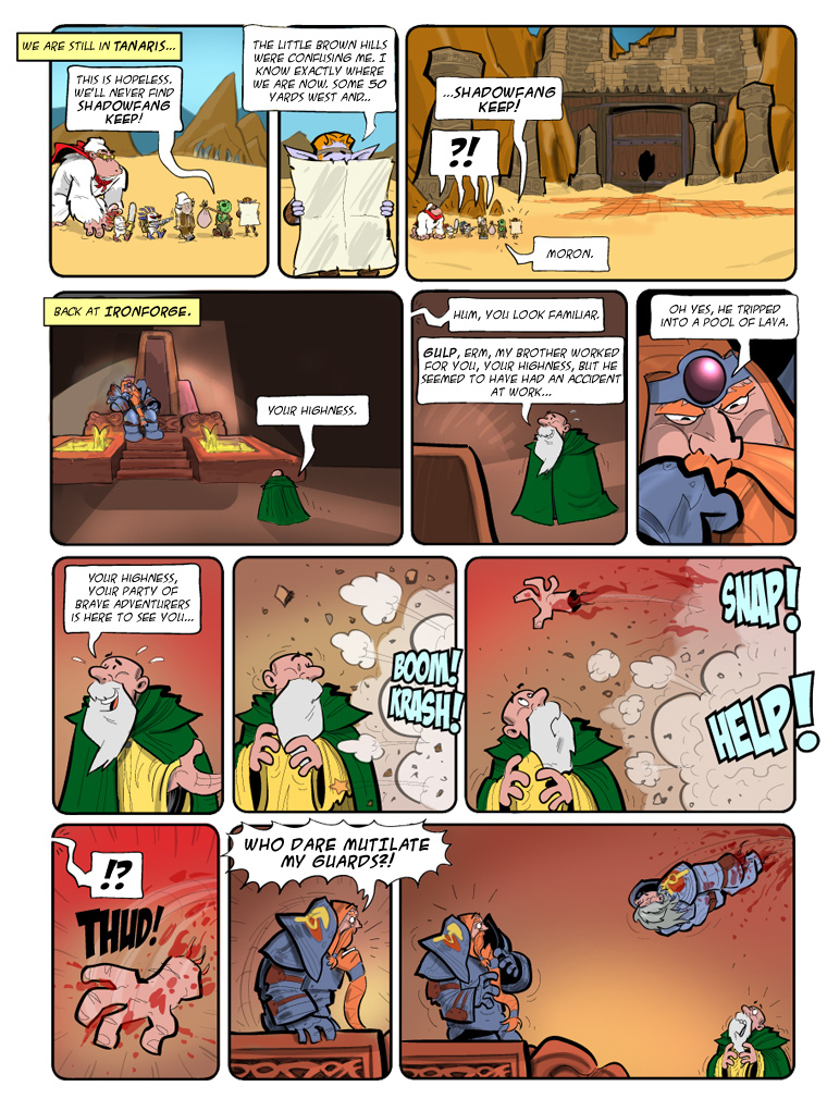 Teh Gladiators Webcomic: If I Had A Psychotic Ape