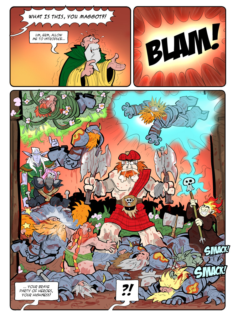 Teh Gladiators Webcomic: The Brave Party of Heroes