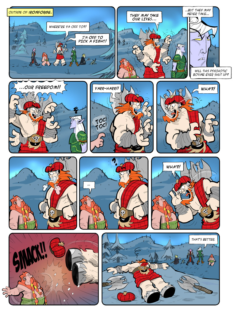 Teh Gladiators Webcomic: I Have A Dream!