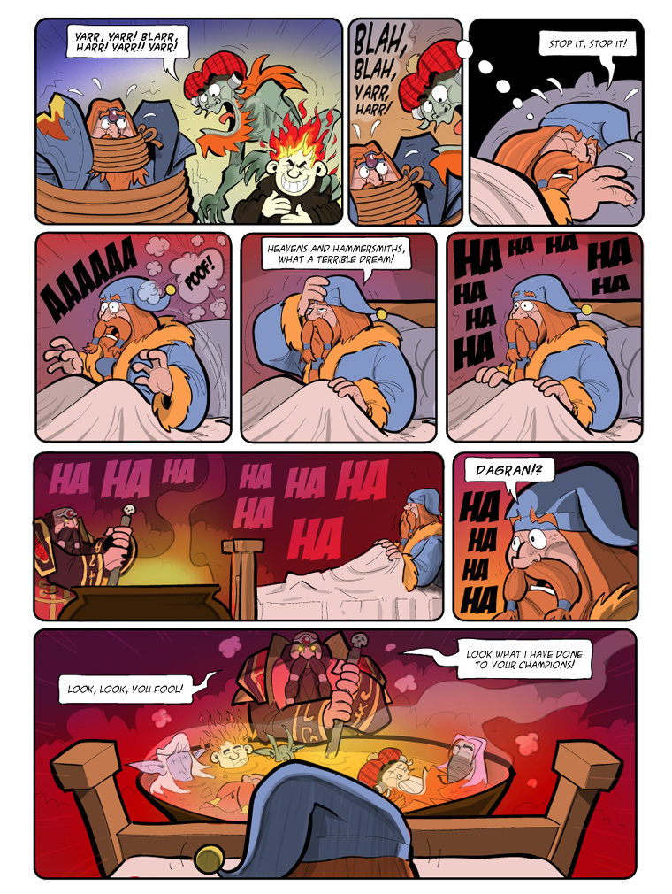 Teh Gladiators Webcomic: I Have A Dream!
